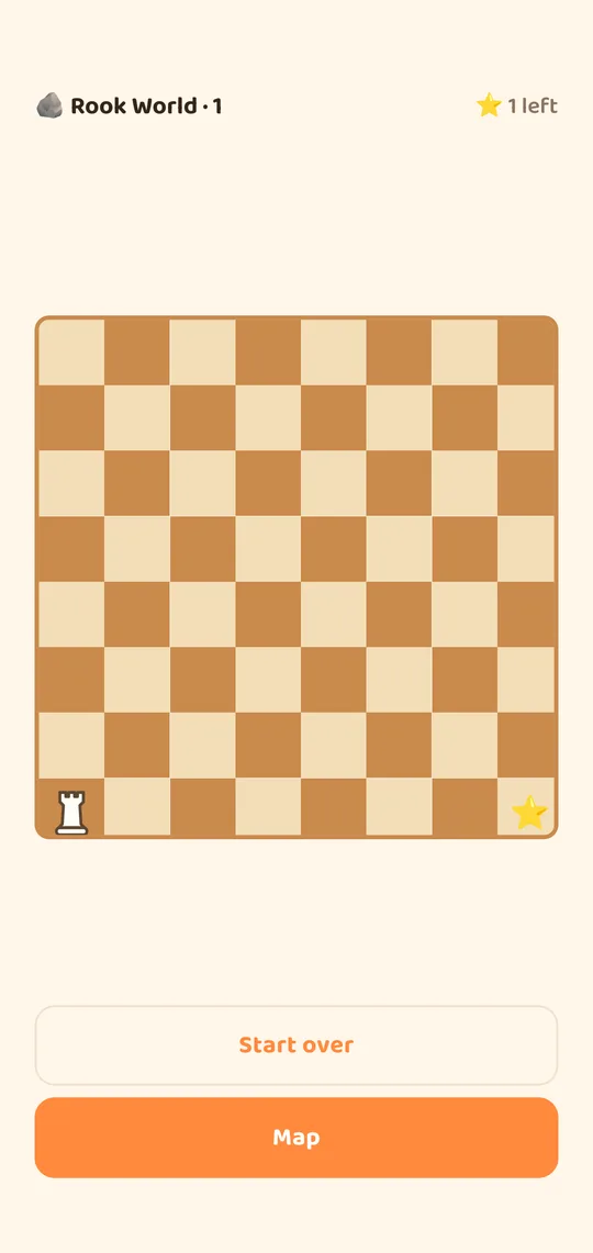 A lesson in Rook World, played on a real board