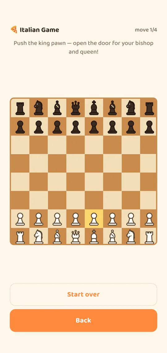 A guided opening, move by move